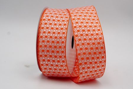 Оранжевая сложная геометрический дизайн лента_K1776-373